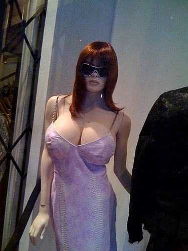 Busty Mannequin.